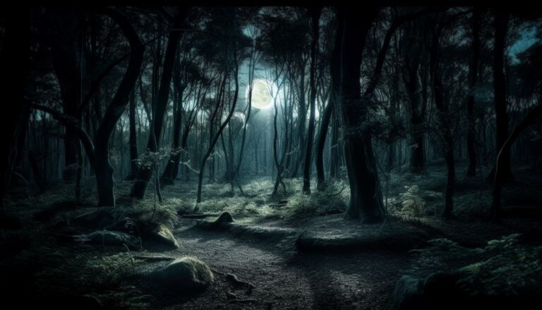 Sacred forest landscape in North East India with natural beauty and cultural heritage