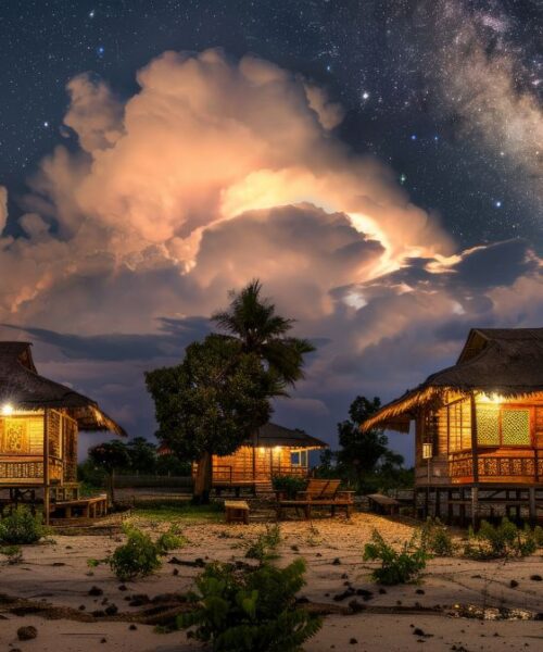 Traditional homestay with cozy rooms and local hospitality.
