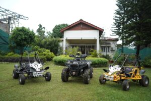 Traveler can ride ATV through tea garden trails at Amchong near Guwahati